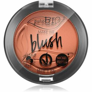 puroBIO Cosmetics Long-lasting Blush hosszantartó arcpír árnyalat 02 Matte Coral Pink 5, 2 g kép