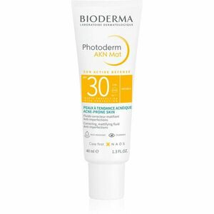 Bioderma Photoderm AKN Mat bőrvédő folyadék SPF 30 40 ml kép