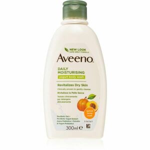 Aveeno Daily Moisturising Yoghurt body wash tápláló tusoló gél Apricot & Yoghurt 300 ml kép