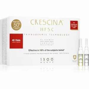 Crescina Transdermic 1300 Re-Growth and Anti-Hair Loss hajnövekedés és hajhullás elleni ápolás hölgyeknek 40x3, 5 ml kép