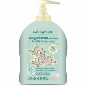 Disney Naturaverde Baby Delicate Wash finom szappan arcra és testre gyermekeknek születéstől kezdődően 200 ml kép