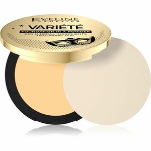 Eveline Cosmetics Variété ásványi kompakt púder applikátorral árnyalat 03 Light Vanilla 8 g kép