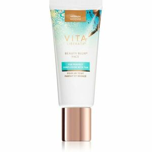 Vita Liberata Beauty Blur Face színezett önbarnító krém élénk és hidratált bőr árnyalat Medium 30 ml kép