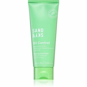 Sand & Sky Oil Control Clearing Face Mask normalizáló mélytisztító maszk zsíros és problémás bőrre 100 g kép
