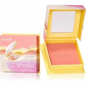 Benefit Shellie WANDERful World púderes arcpír árnyalat Warm-seashell pink 6 g kép