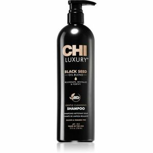 CHI Luxury Black Seed Oil Gentle Cleansing Shampoo finom állagú tisztító sampon 739 ml kép