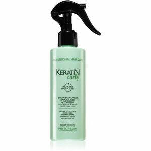Phytorelax Laboratories Keratin Curly spray a rakoncátaln haj ellen a hullámos és göndör hajra 200 ml kép