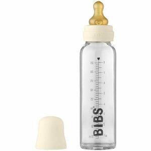 BIBS Baby Glass Bottle 225 ml cumisüveg Ivory 225 ml kép