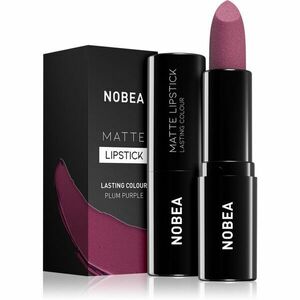 NOBEA Day-to-Day Matte Lipstick mattító rúzs árnyalat Plum purple #M15 3 g kép