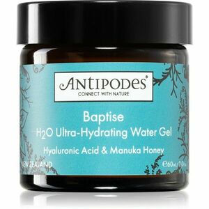 Antipodes Baptise H₂O Ultra-Hydrating Water Gel gyengéd és hidratáló géles krém az arcra 60 ml kép