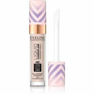 Eveline Cosmetics Liquid Camouflage vízálló korrektor hialuronsavval árnyalat 02 Light Vanilla 7, 5 ml kép