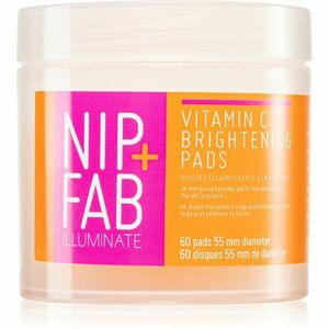 NIP+FAB Vitamin C Fix tisztító vattakorong az élénk bőrért 60 db kép