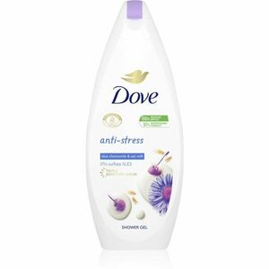 Dove Anti-Stress relaxáló tusfürdő gél Blue Chamomile & Oat Milk 250 ml kép