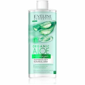 Eveline Cosmetics Organic Aloe+Collagen tisztító micellás víz 500 ml kép