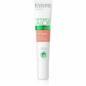 Eveline Cosmetics Organic Aloe+Collagen szemgél a duzzanatokra és a sötét karikákra 20 ml kép