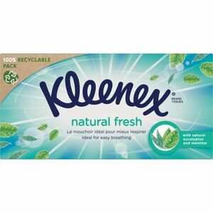 Kleenex Natural Fresh Box papírzsebkendő 64 db kép