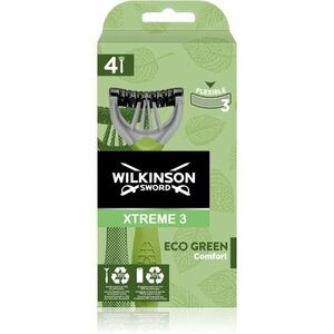 Wilkinson Sword Xtreme 3 Eco Green eldobható borotvák uraknak 4 db kép