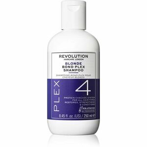 Revolution Haircare Plex Blonde No.4 Bond Shampoo intenzív tápláló sampon száraz és sérült hajra 250 ml kép
