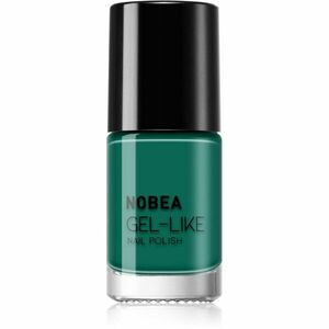 NOBEA Day-to-Day Gel-like Nail Polish körömlakk géles hatással árnyalat #N65 Emerald green 6 ml kép