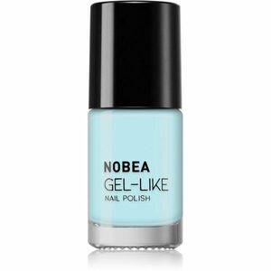 NOBEA Day-to-Day Gel-like Nail Polish körömlakk géles hatással árnyalat #N67 Sky blue summer 6 ml kép