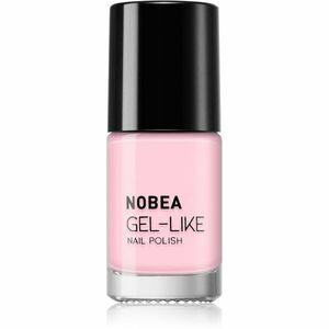 NOBEA Day-to-Day Gel-like Nail Polish körömlakk géles hatással árnyalat #N68 Pink cream 6 ml kép