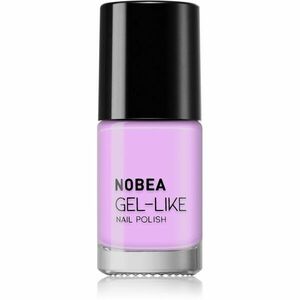 NOBEA Day-to-Day Gel-like Nail Polish körömlakk géles hatással árnyalat #N69 Sweet violet 6 ml kép