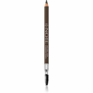 Note Cosmetique Natural Look Eyebrow Pencil szemöldök ceruza kefével 04 Deep Brown 1, 08 g kép
