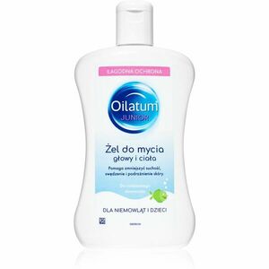 Oilatum Junior Shampoo and Shower Gel tusfürdő gél és sampon 2 in 1 gyermekeknek 300 ml kép