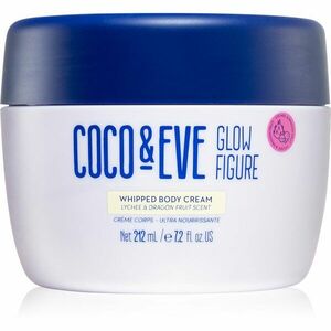 Coco & Eve Glow Figure Whipped Body Cream tápláló testápoló krém illattal Lychee & Dragon Fruit 212 ml kép