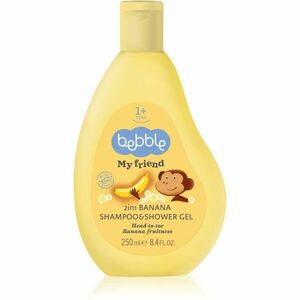 Bebble Banana Shampoo & Shower Gel sampon és tusfürdő gél 2 in 1 gyermekeknek 250 ml kép