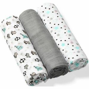 BabyOno Take Care Natural Diapers mosható pelenkák 70 x 70 cm Gray 3 db kép