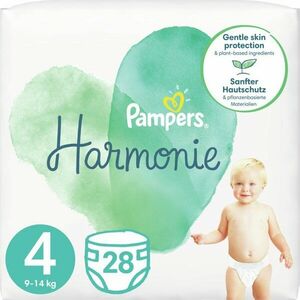 Pampers Harmonie Value Pack Size 4 eldobható pelenkák 9 – 14 kg 28 db kép