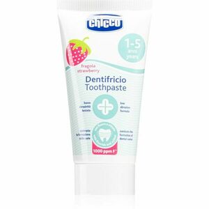 Chicco Toothpaste 1-5 years fogkrém gyermekeknek Strawberry 50 ml kép