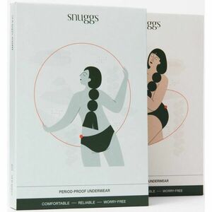 Snuggs Period Underwear Classic: Heavy Flow Black menstruációs női alsó erős vérzéshez méret XL 1 db kép