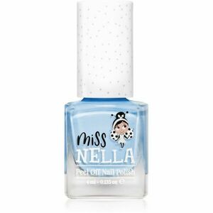 Miss Nella Peel Off Nail Polish körömlakk gyermekeknek MN12 Blue Bell 4 ml kép