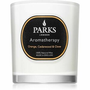 Parks London Aromatherapy Orange, Cedarwood & Clove illatgyertya 220 g kép