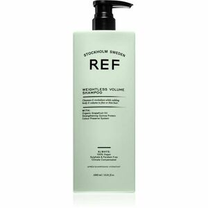 REF Weightless Volume Shampoo Sampon finom, lesimuló hajra dús haj a gyökerektől 1000 ml kép