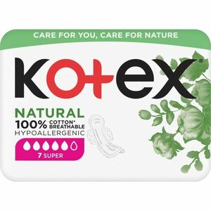 Kotex Natural Super egészségügyi betétek 7 db kép