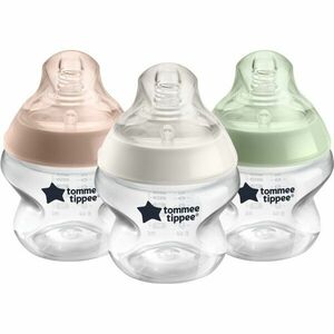 Tommee Tippee Closer To Nature Anti-colic Baby Bottles Set cumisüveg Slow Flow 0m+ 3x150 ml kép