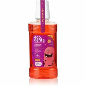 Ecodenta Super + Frissítő szájvíz gyermekeknek íz Strawberry 250 ml kép