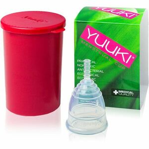 Yuuki Classic 1 + cup menstruációs kehely méret large (⌀ 46 mm, 24 ml) 1 db kép