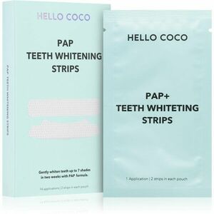 Hello Coco PAP+ Teeth Whitening Strips fogfehérítő szalag a fogakra 28 db kép
