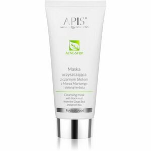 Apis Natural Cosmetics Acne-Stop Professional mélyen tisztító maszk az aknéra hajlamos zsíros bőrre 200 ml kép