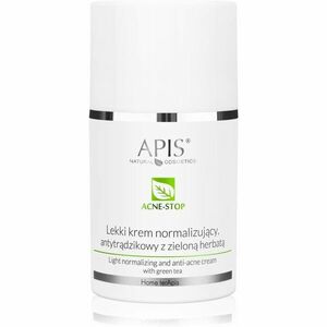 Apis Natural Cosmetics Acne-Stop Home TerApis faggyútermelés csökkentő és pattanás elleni gyengéd krém 50 ml kép