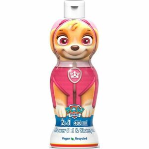 Nickelodeon Paw Patrol Shower Gel & Shampoo tusfürdő gél és sampon 2 in 1 gyermekeknek Skye 400 ml kép