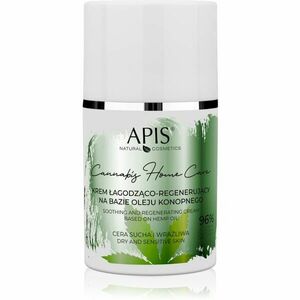 Apis Natural Cosmetics Cannabis Home Care könnyű hidratáló krém száraz és érzékeny bőrre 50 ml kép