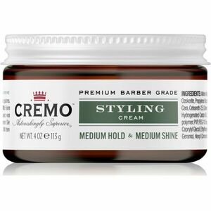 Cremo Hair Styling Cream Medium Styling hidratáló formázó krém hajra uraknak 113 g kép