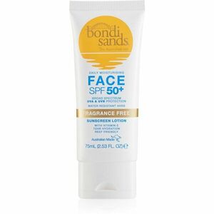 Bondi Sands SPF 50+ Face Fragrance Free illatmentes napozó krém az arcra SPF 50+ 75 ml kép