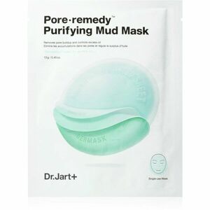 Dr. Jart+ Pore Remedy™ Purifying Mud Mask tisztító iszappakolás a fénylő arcbőr és a kitágult pórusok ellen 13 g kép
