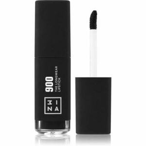 3INA The Longwear Lipstick hosszantartó folyékony rúzs árnyalat 900 - Black 6 ml kép